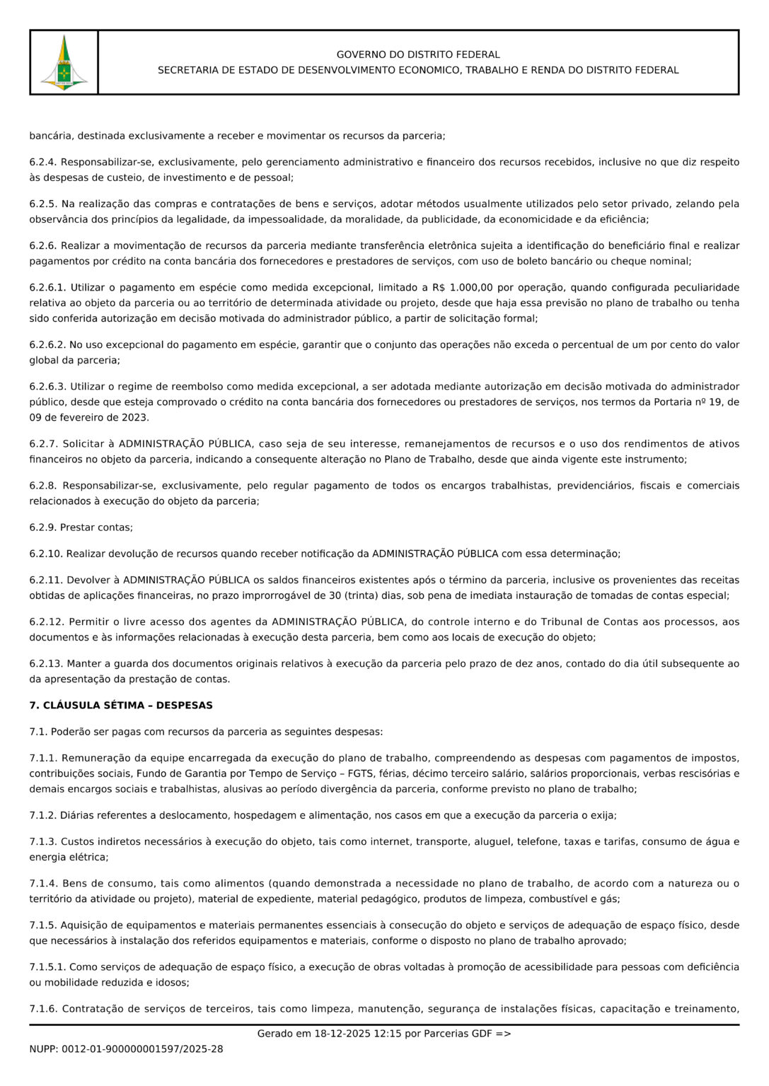 Termo de Fomento