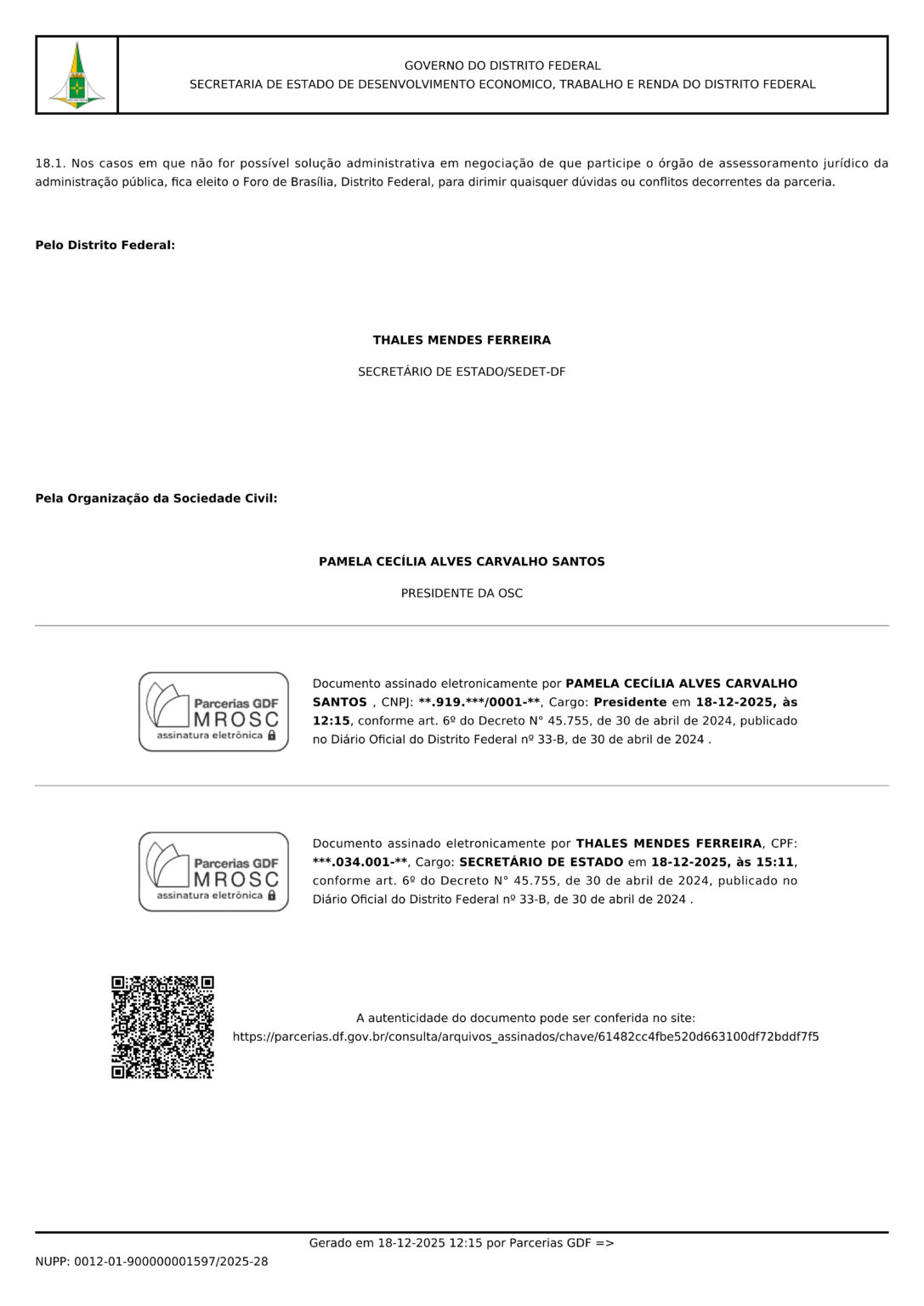 Termo de Fomento